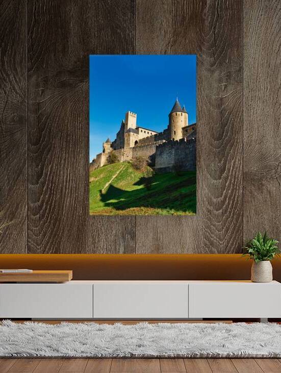 Visit to the historic fortress of Carcassonne in France on a sun by Marco Brivio