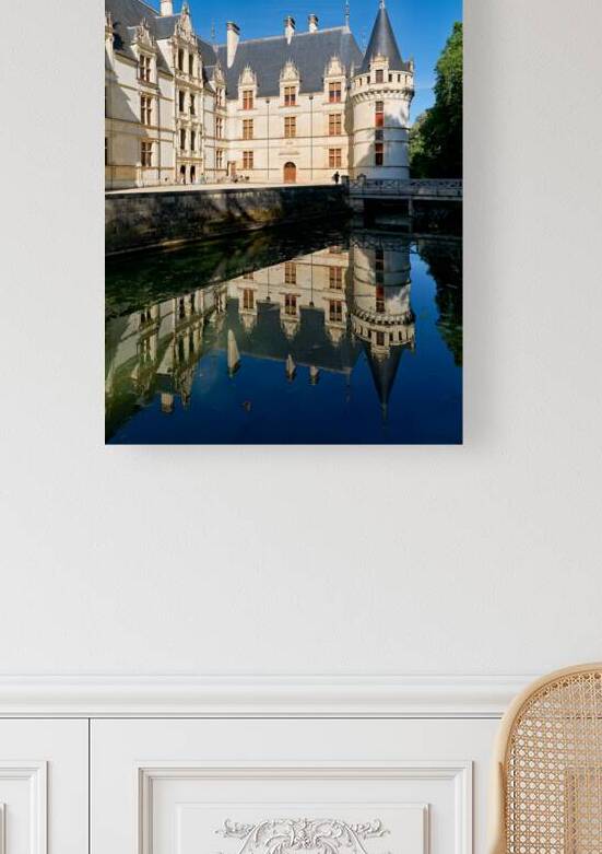 Chateau dAzay le Rideau in Loire Valley during clear weather by Marco Brivio