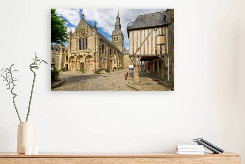 Basilica of St Saviour in Dinan Brittany France during daytime by Marco Brivio