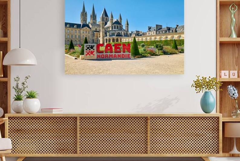 Exploring the abbey of saint etienne in caen normandy by Marco Brivio