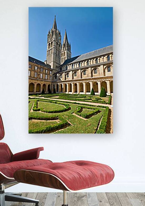 Explore the abbey of saint etienne in caen normandy by Marco Brivio