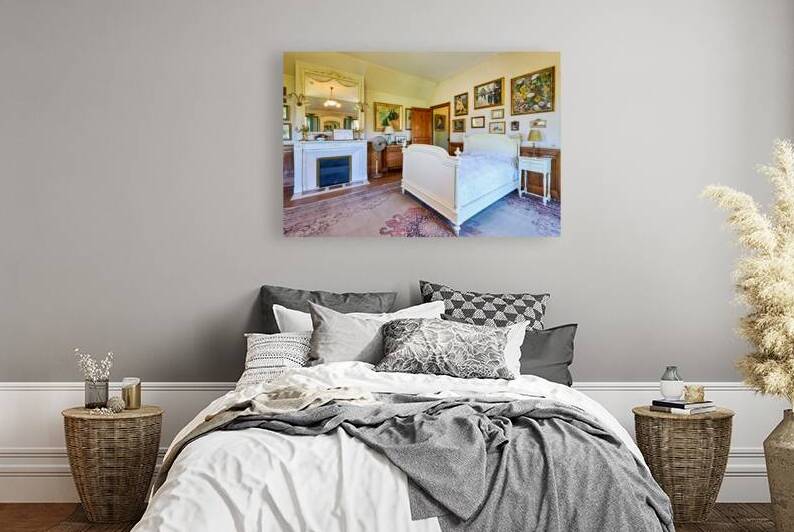 Visit to Monets house in Giverny Normandy with bright room dec by Marco Brivio