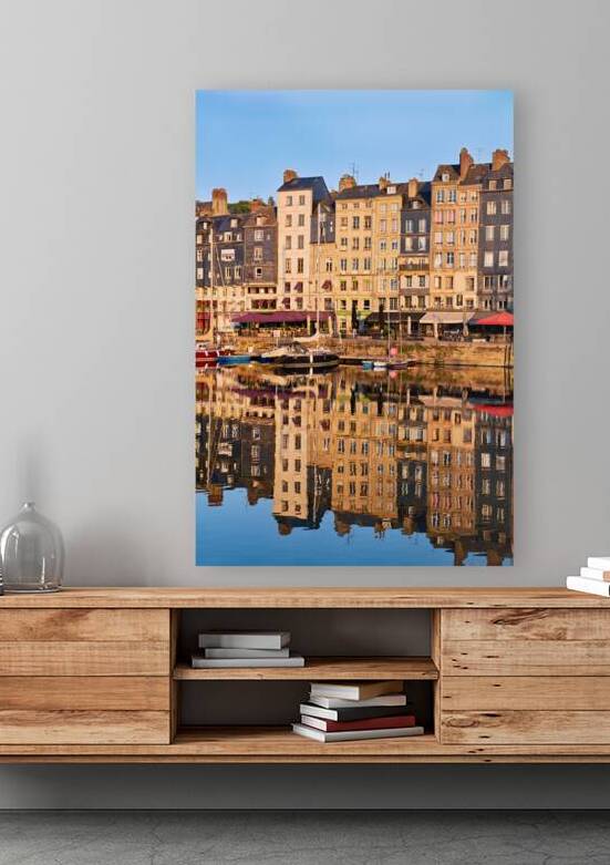 Sunrise view of the harbour in Honfleur Normandy France by Marco Brivio