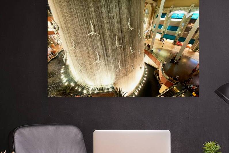 Diving sculptures at Dubai Malls waterfall showcase unique art by Marco Brivio
