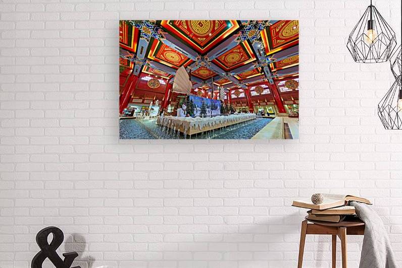 Festive decorations in Chinese themed indoor setting in Dubai by Marco Brivio