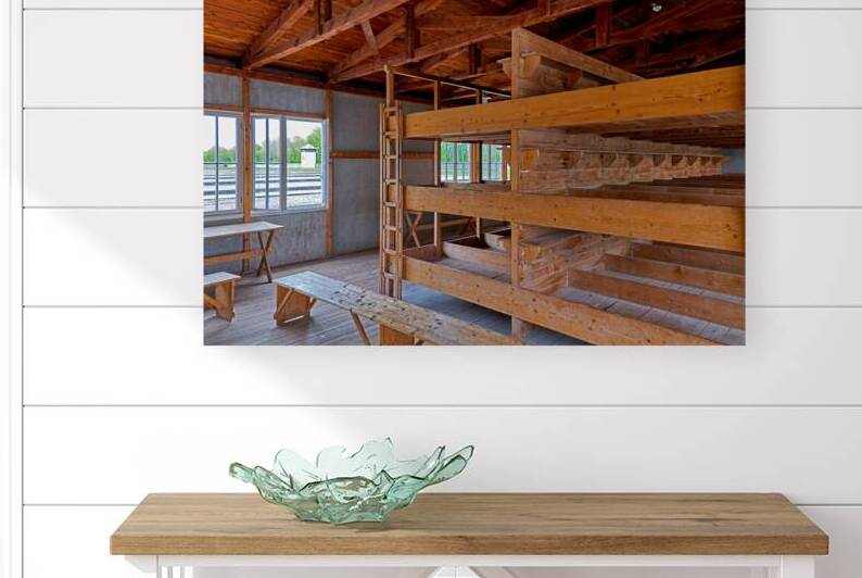 Dormitory area of Dachau concentration camp in Munich Germany by Marco Brivio