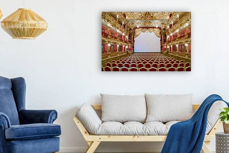 Cuvillies Theatre interior in Munich showcases old architecture  by Marco Brivio