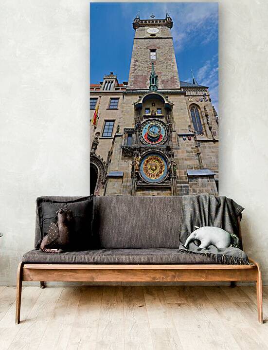 Historic Prague Astronomical Clock on Old Town Hall Tower. by Marco Brivio