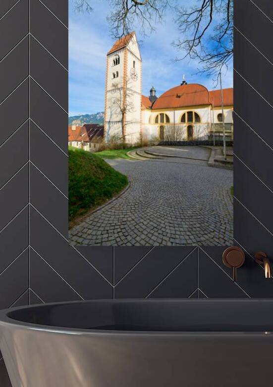 St. mang church on the romantic road in fussen bavaria by Marco Brivio