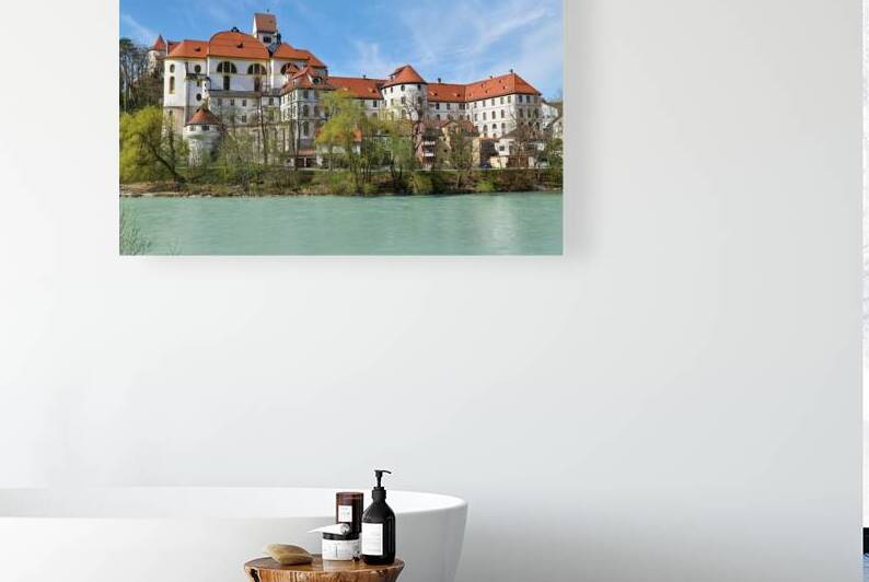 Exploring st. mang abbey by the lech river in fussen bavaria by Marco Brivio