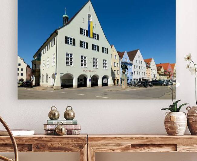 Visit to the Town Hall in Schongau along the Romantic Road in Ba by Marco Brivio