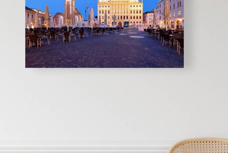 Town hall in augsburg on the romantic road in bavaria by Marco Brivio