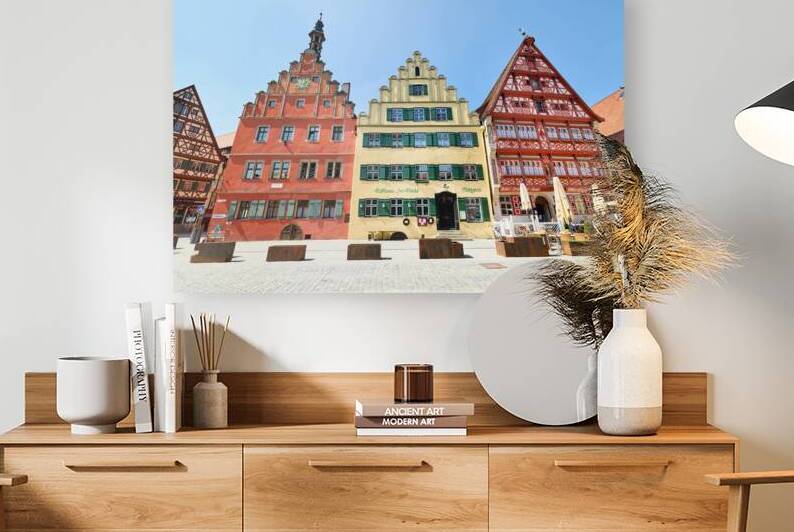 Old town dinkelsbuhl on the romantic road in germany by Marco Brivio