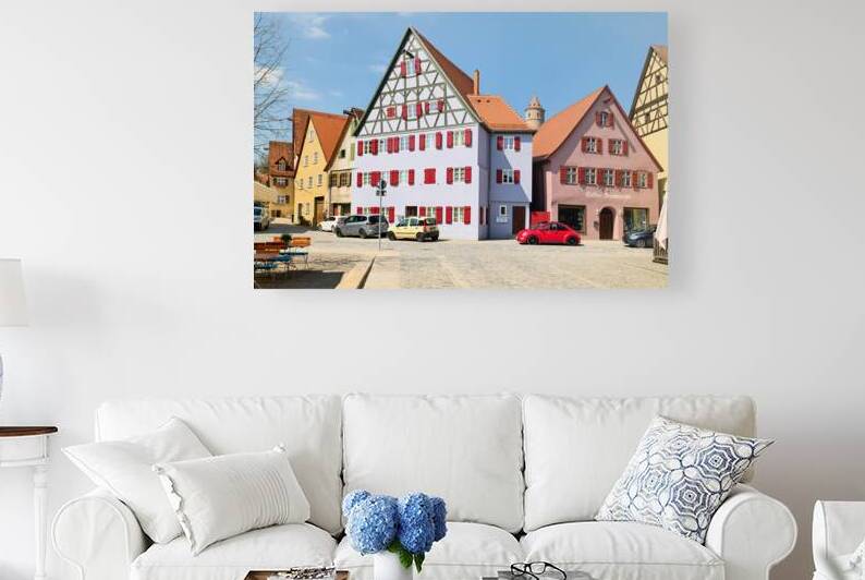 Exploring the old town of Dinkelsbuhl on the Romantic Road in Ge by Marco Brivio