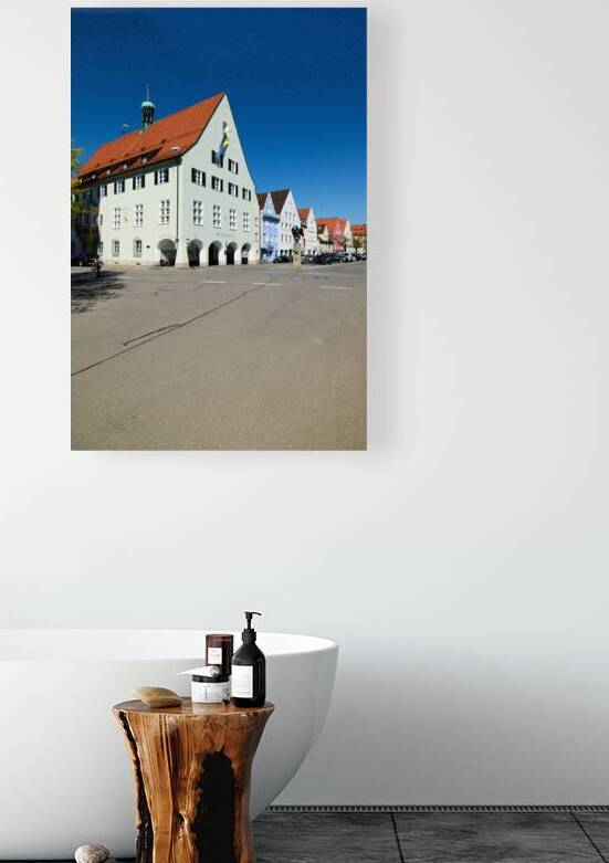 Town Hall in Schongau a stop along the Romantic Road in Bavaria by Marco Brivio
