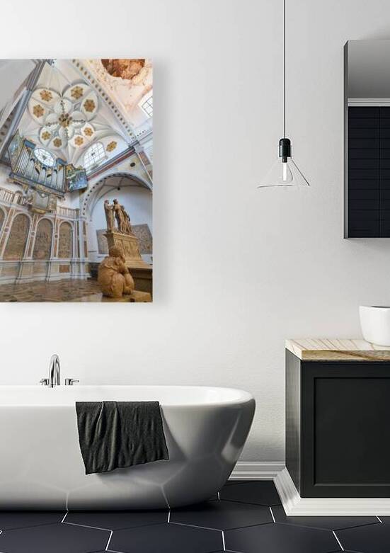 Church interior in Augsburg along Germanys Romantic Road by Marco Brivio