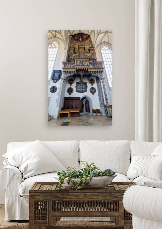 St. George Church interior details in Nordlingen Bavaria by Marco Brivio