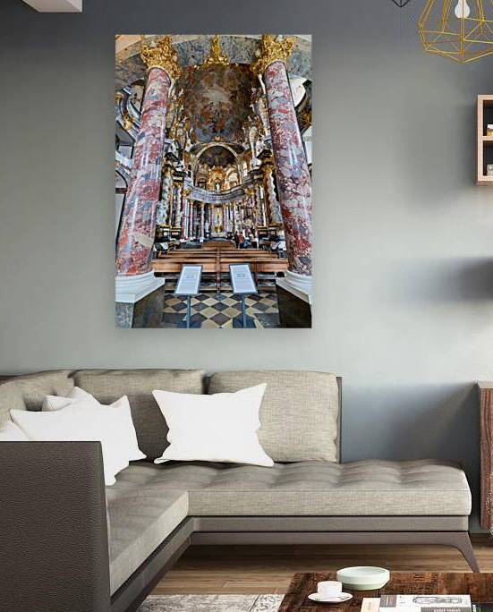 Visit to hofkirche in wurzburg on the romantic road in bavaria by Marco Brivio