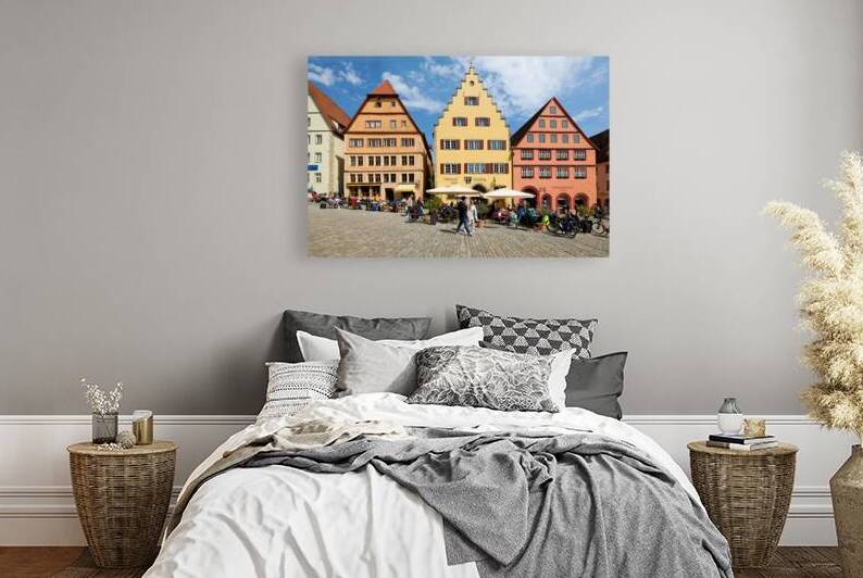 Visit Market Square in Rothenburg ob der Tauber by Marco Brivio