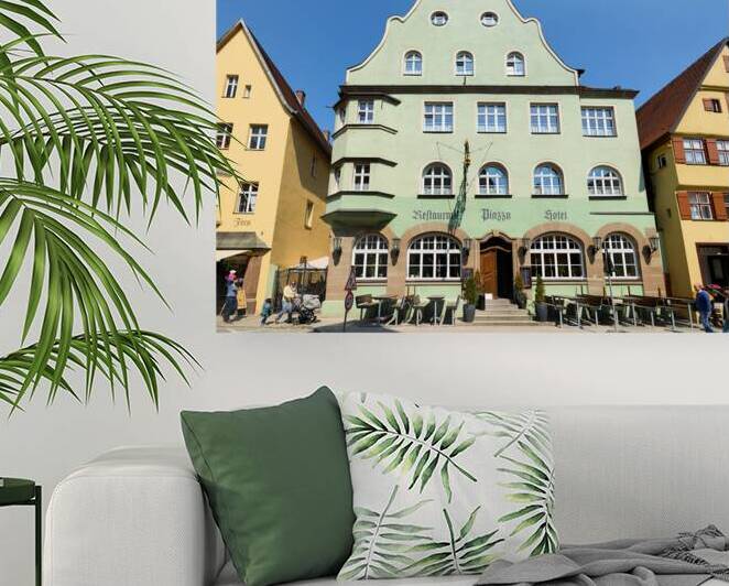 Old town dinkelsbuhl on the romantic road in bavaria by Marco Brivio