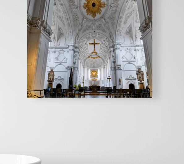 Wurzburger Dom Cathedral interior in Wurzburg along Romantic Roa by Marco Brivio