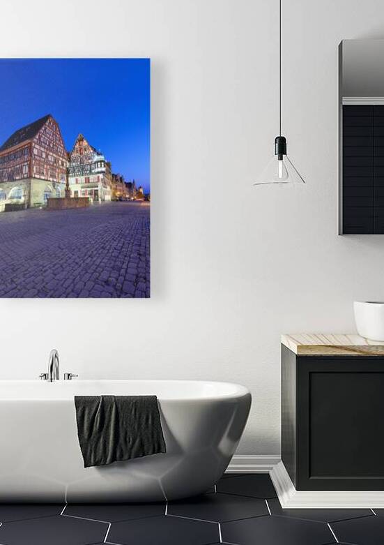 Sunset over Jagstheimer Haus in Rothenburg ob der Tauber by Marco Brivio