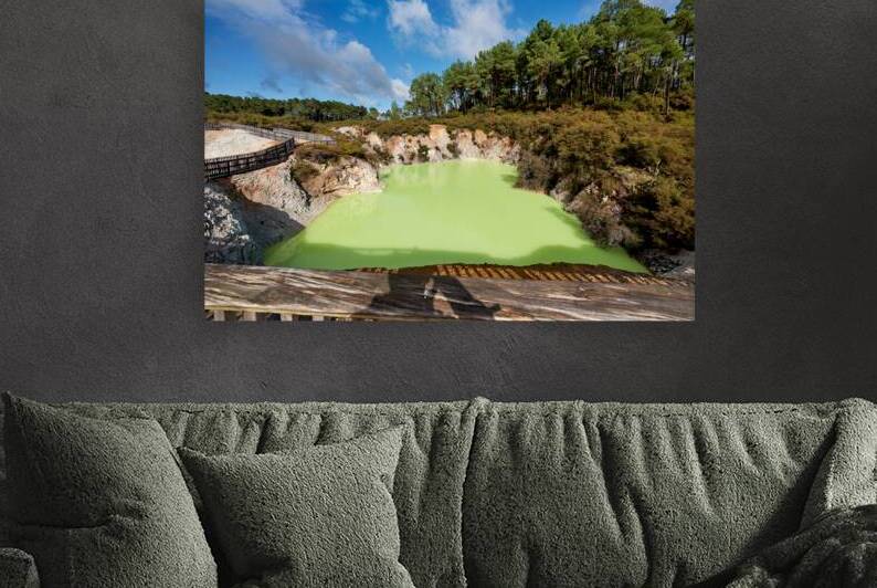 Views of devils bath in waiotapu thermal wonderland rotorua by Marco Brivio