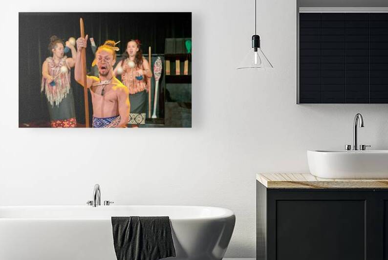 Maori Haka dance performance in Auckland New Zealand by Marco Brivio