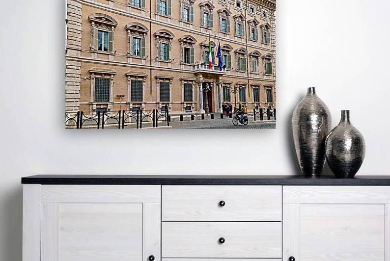 Palazzo Madama in Rome serves as the seat of the Italian Senate by Marco Brivio