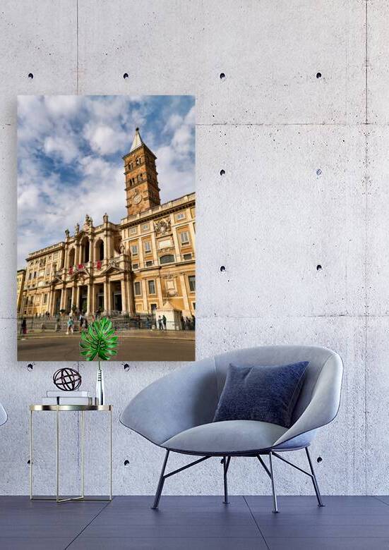 Basilica of Saint Mary Major in Rome during a sunny day by Marco Brivio