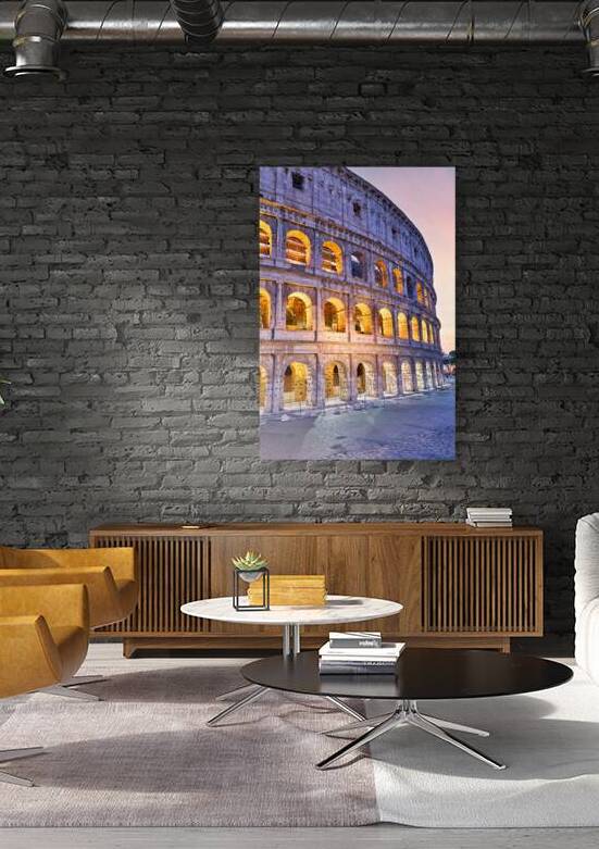 Exploring Colosseum in Rome during twilight hours by Marco Brivio