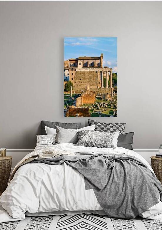 Visit to the Roman Forum in Rome Lazio Italy during the evening by Marco Brivio