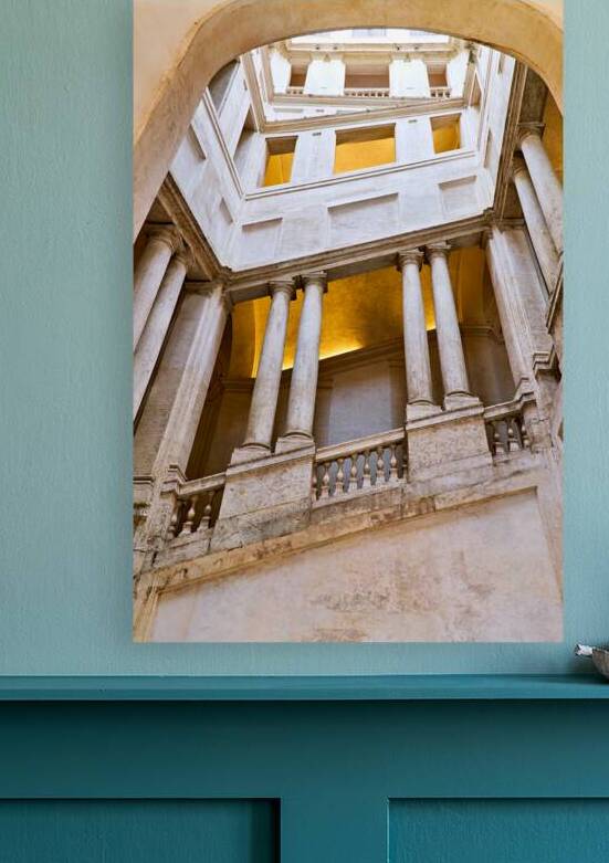Galleria Nazionale dArte Antica staircase view in Rome by Marco Brivio