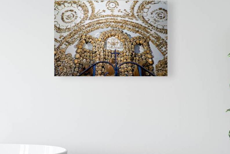 Capuchin Crypt shows human bones beneath Santa Maria in Rome by Marco Brivio