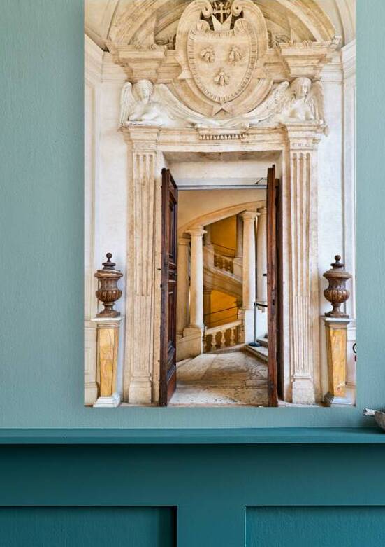 Visit the helicoidal staircase at Galleria Nazionale Rome by Marco Brivio