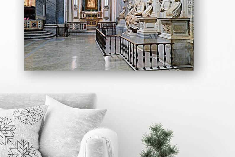 Sculpture of moses by michelangelo in san pietro in vincoli rom by Marco Brivio