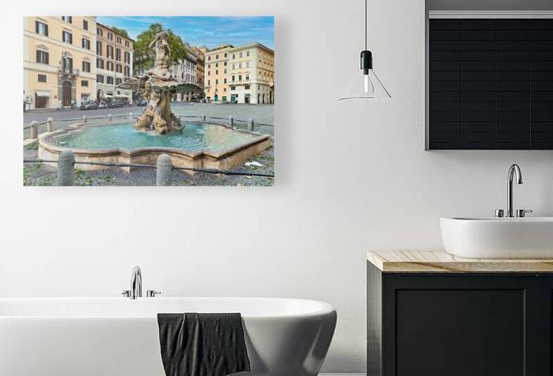 Visit Fontana del Tritone by Bernini in Piazza Barberini in Rome by Marco Brivio