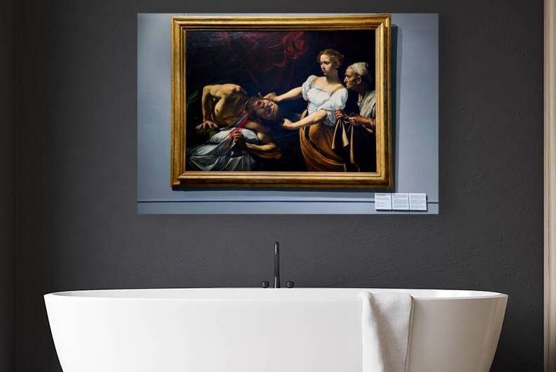 Judith beheading Holofernes at Galleria Nazionale dArte Antica by Marco Brivio