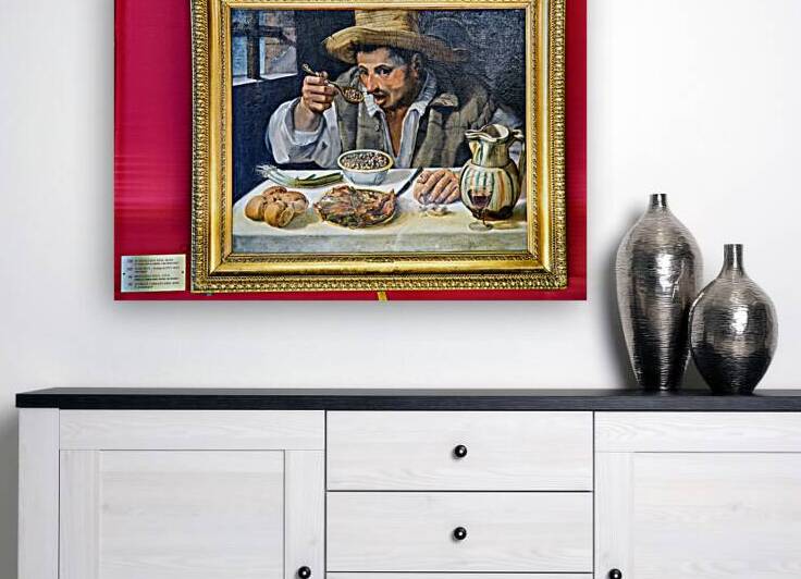 Bean eater artwork in Colonna Art Gallery in Rome Italy by Marco Brivio