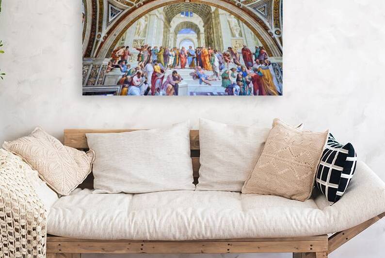 Visit to the raphael rooms in vatican museums in rome italy by Marco Brivio