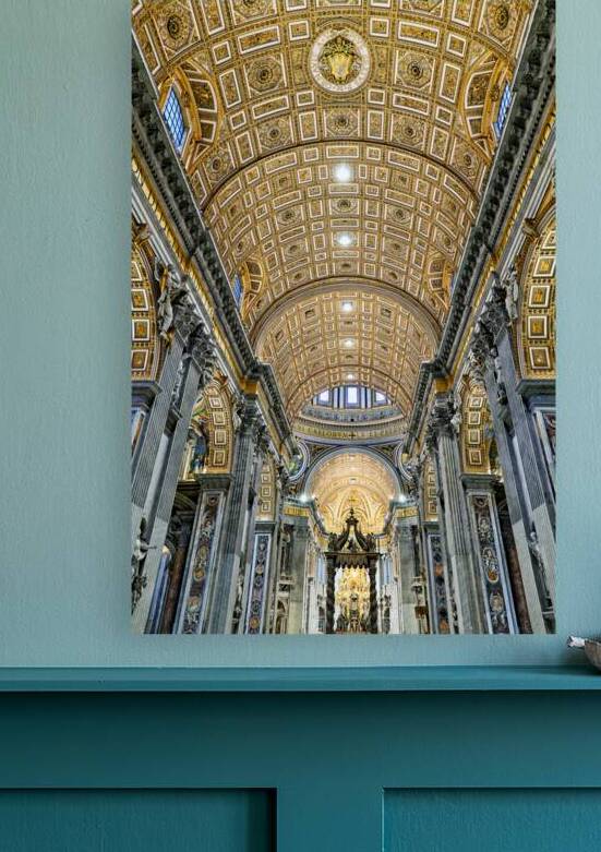 Visit Saint Peters Basilica featuring Berninis baldacchino by Marco Brivio