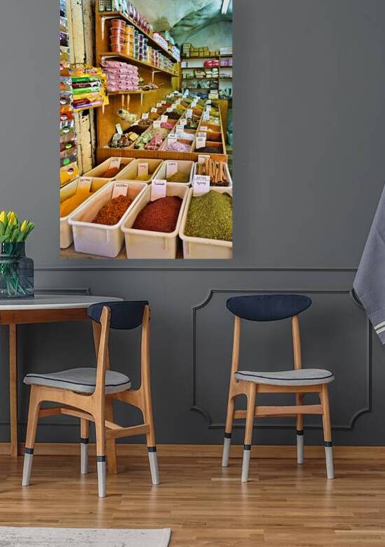 Spice souq market in Jerusalem offers a variety of flavors by Marco Brivio
