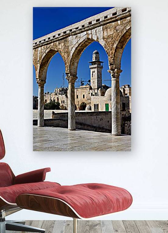 Dome of the Rock mosque seen from Temple Mount in Jerusalem by Marco Brivio