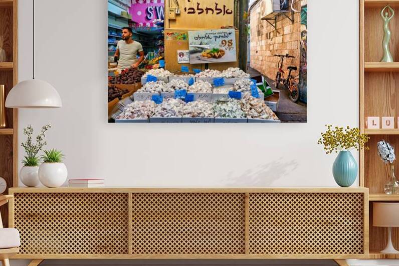 Crowds visit Mahane Yehuda Market in Jerusalem for shopping and  by Marco Brivio