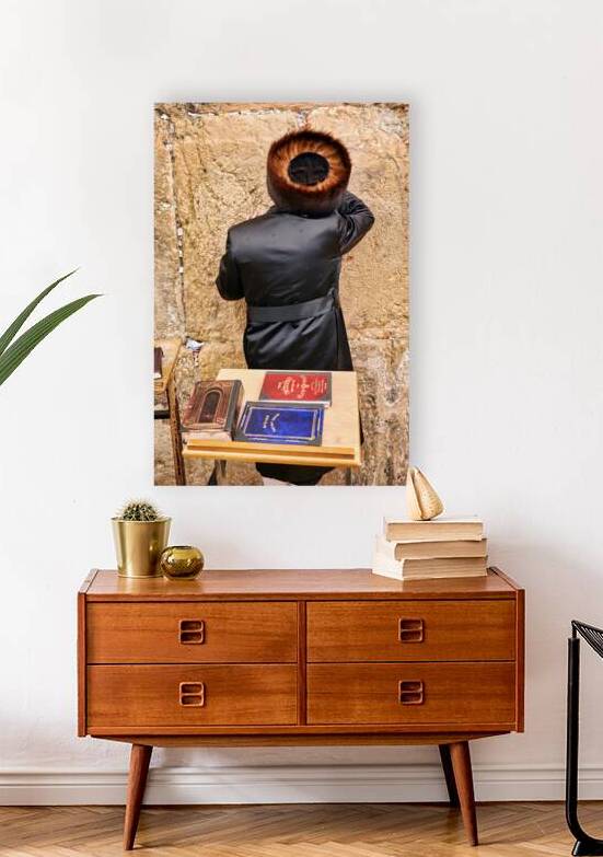 Prayers at the western wall in jerusalem by orthodox jews by Marco Brivio