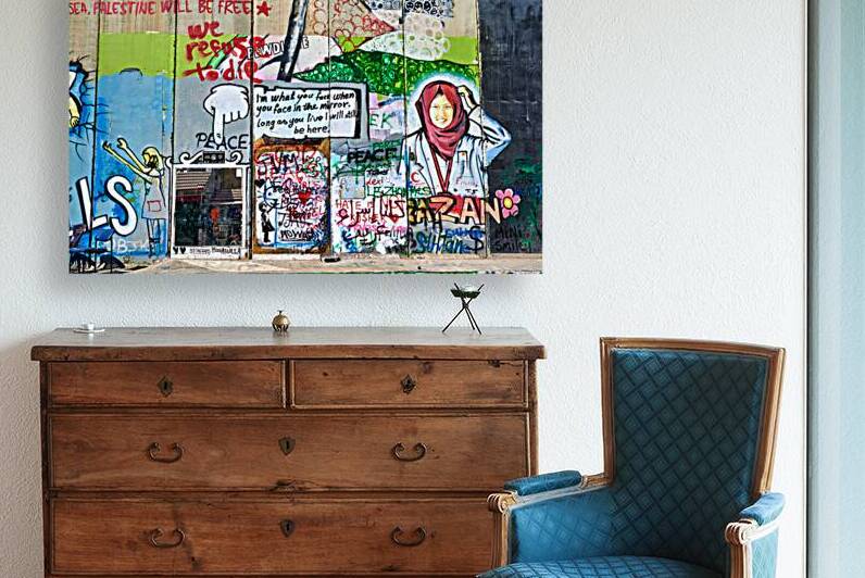 Wall murals in Bethlehem show art and messages in Jerusalem by Marco Brivio