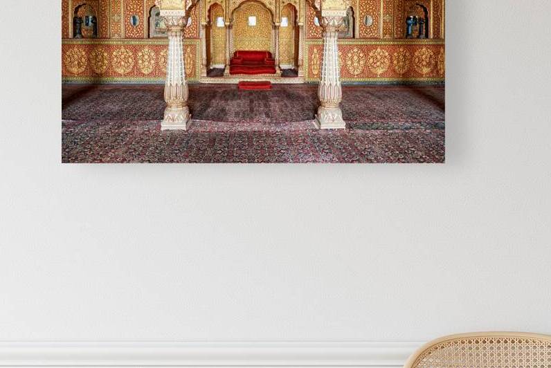 Rajasthan Bikaner Junagarh Fort interior with detailed artwork by Marco Brivio
