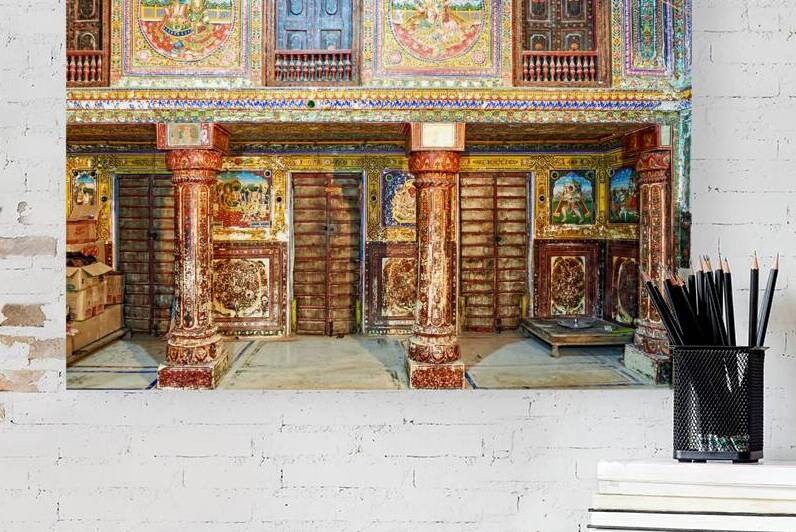 Decorated painted houses in Mandawa Rajasthan showcase local ar by Marco Brivio