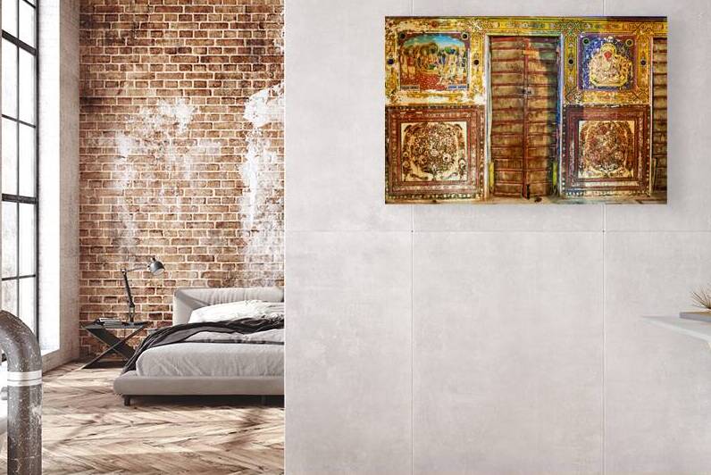 Decorated painted houses in Mandawa Shekhawati Rajasthan by Marco Brivio