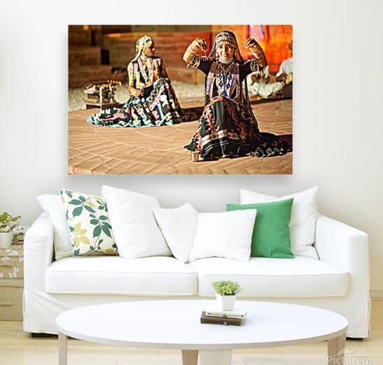 Dancers perform traditional art in Khimsar Rajasthan by Marco Brivio